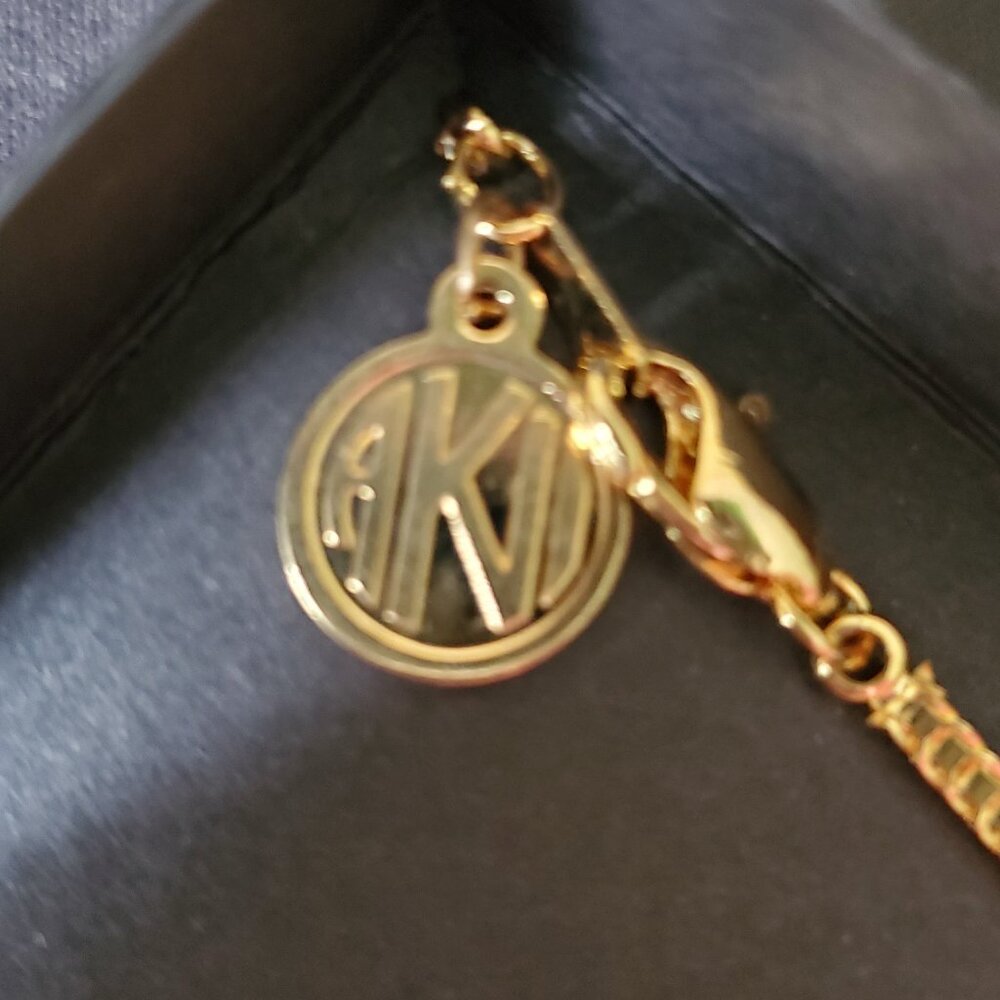 Vintage Anne Klein Gold-Plated Libra Necklace - Picture 3 of 3